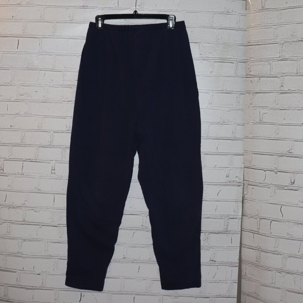 🔵 Vintage Lounge Pants · Women’s Medium · Navy Blue